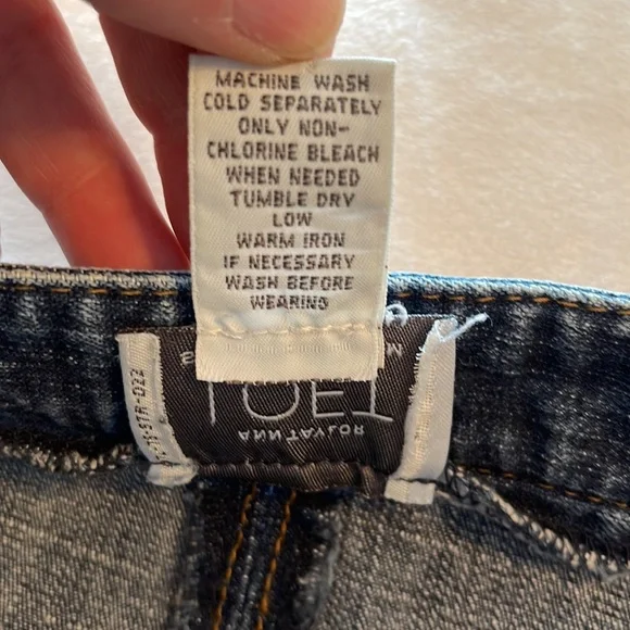 Ann Taylor Loft Stretch Denim Mini Skirt With Hidden Pockets & Pleats Size 8 - Picture 8 of 8